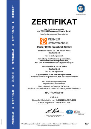 ISO 14001:2015 - deutsch